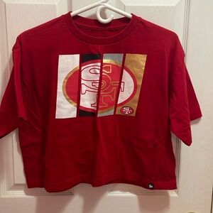 COPY - NFL Apparel 49s Boxy Crop Top
